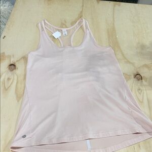 Athleta Light Pink Racerback Tank Top